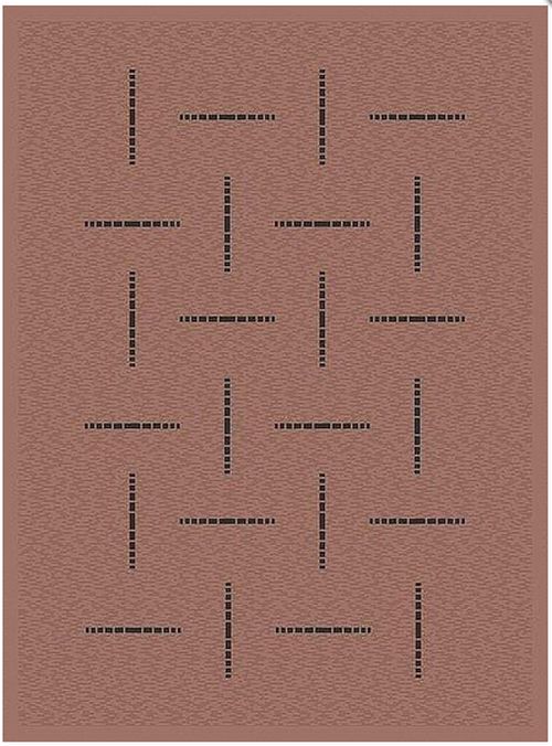 Kusový koberec Floorlux 20008 coffee/black - 60x110 cm